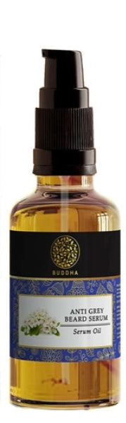 Buddha Natural Grey Beard Serum Oil - 100% Natural Herbal Beard Color  Pack of 2